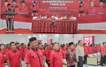 Ketua DPD PDI Perjuangan Kalteng Lantik PAC PDI Perjuangann 17 Kecamatan se Kabupaten Kapuas Ketua DPD PDI Perjuangan Kalteng Lantik PAC PDI Perjuangann 17 Kecamatan se Kabupaten Kapuas