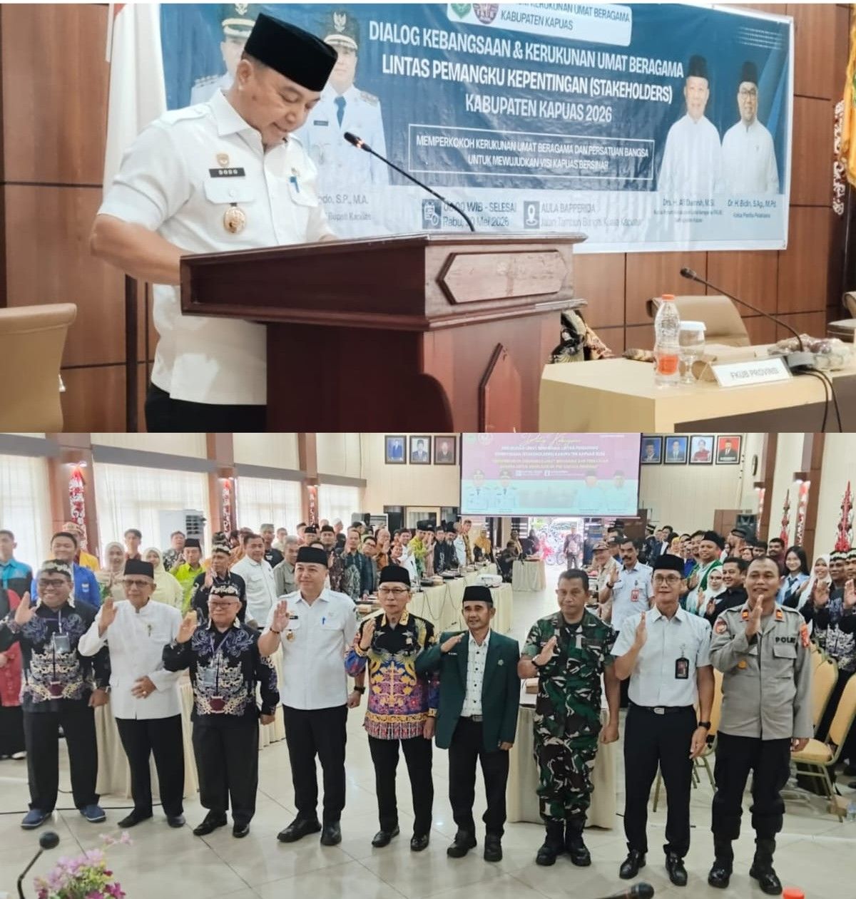 Pemkab Kapuas Gelar Dialog Kebangsaan Perkuat Kerukunan Umat Beragama