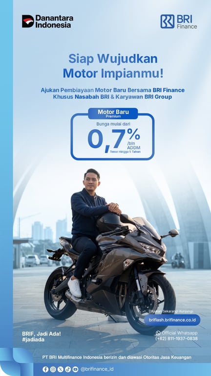 Menjawab Tren Touring, BRI Finance Hadirkan Pembiayaan Motor Premium dengan Bunga Kompetitif