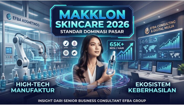 Dominasi Pasar Kecantikan 2026: Mengapa Maklon Skincare di Efba Kosmetindo Menjadi Standar Baru Keberhasilan Brand Berteknologi Tinggi