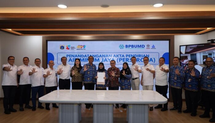 Akta Pendirian Perseroda PAM JAYA Resmi Ditandatangani