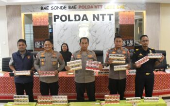 Polda NTT Ungkap Jaringan Rokok Ilegal Internasional, Negara Diselamatkan dari Kerugian Rp12,3 Miliar