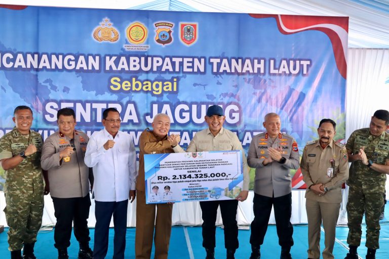 Kabupaten Tala Dicanangkan Sebagai Sentra Jagung Daerah,Terima Bantuan Pemprov Kalsel