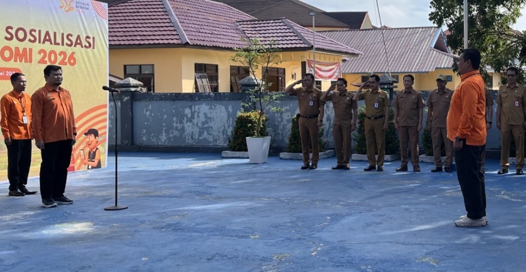 BPS Kapuas,Gelar Apel Siaga Sensus Ekonomi 2026 Motto “Datamu Lengkap,Usahamu Tercatat,Ekonomi Kuat”