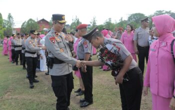 Momentum Hari Bhayangkara ke-80, 863 Personel Polda Kalteng dan Polres Jajaran Naik Pangkat