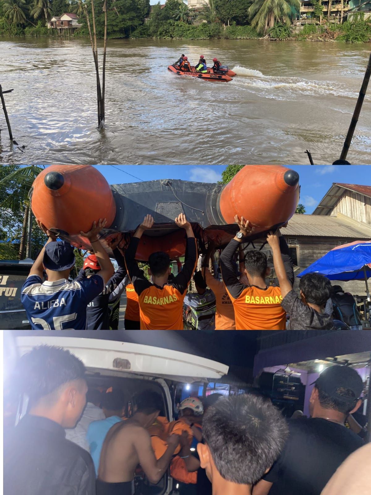 Satu Korban Tenggelam di Sungai Danau Satui Ditemukan Meninggal Dunia, Satu Anak Masih Dicari