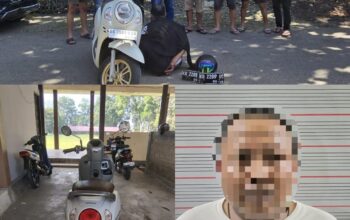 Kesal kepada Korban, Pria di Banjar Diduga Curi Motor Mahasiswi Kapuas, Ditangkap Tim Gabungan