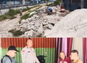 Polsek Pahandut Dampingi Lurah Bukit Tunggal Tinjau Rencana Pembangunan Ruko di Jekan Raya