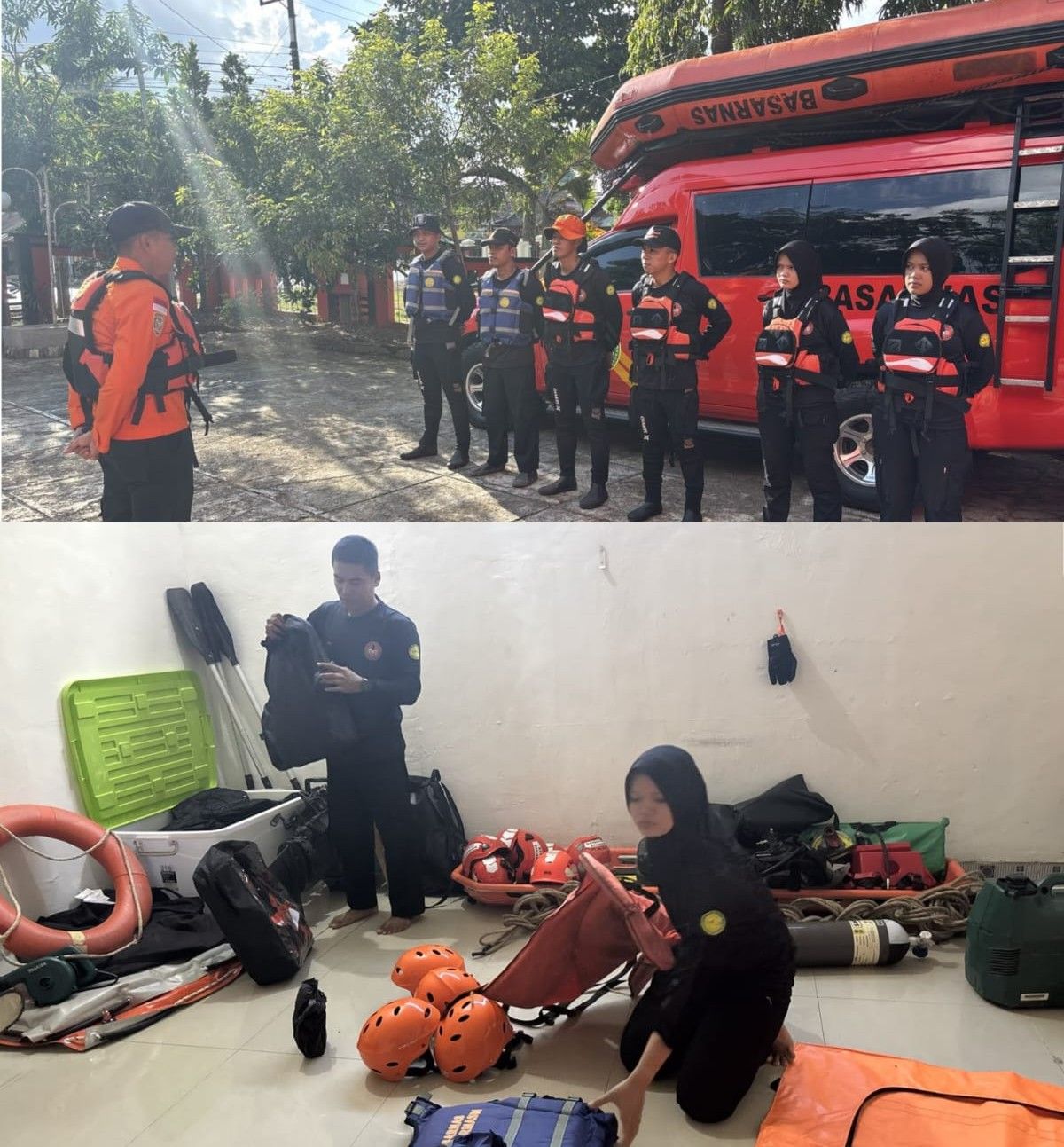 SAR Gabungan Lakukan Pencarian Korban Tenggelam di Sungai Desa Rantau Nangka