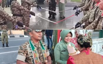 Kenal Pamit Dandim 1011/KLK: Letkol Inf Pamungkas Pamit, Letkol Inf Deky Janji Lanjutkan Prestasi