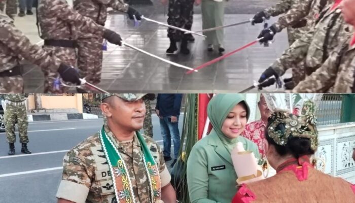 Kenal Pamit Dandim 1011/KLK: Letkol Inf Pamungkas Pamit, Letkol Inf Deky Janji Lanjutkan Prestasi