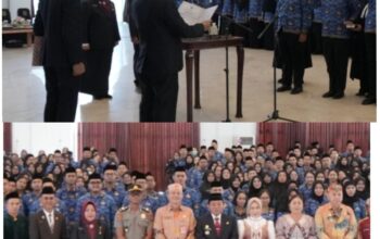 Bupati Kapuas Lantik 1044 ASN Baru, Dorong Terwujudnya, “Kapuas Bersinar”