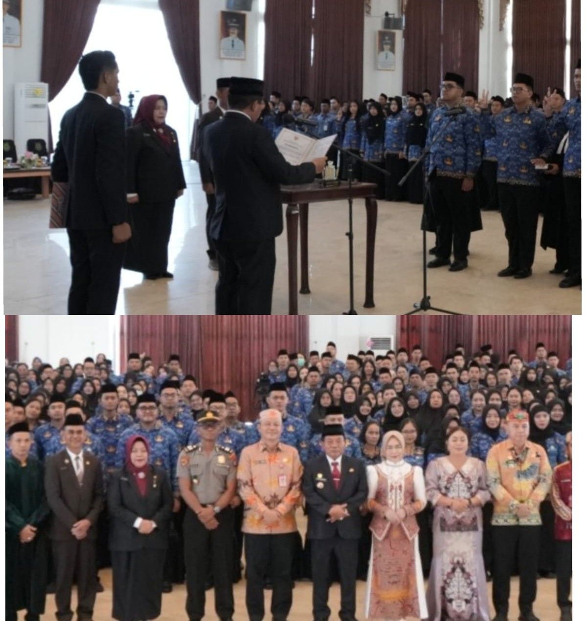 Bupati Kapuas Lantik 1044 ASN Baru, Dorong Terwujudnya, “Kapuas Bersinar”