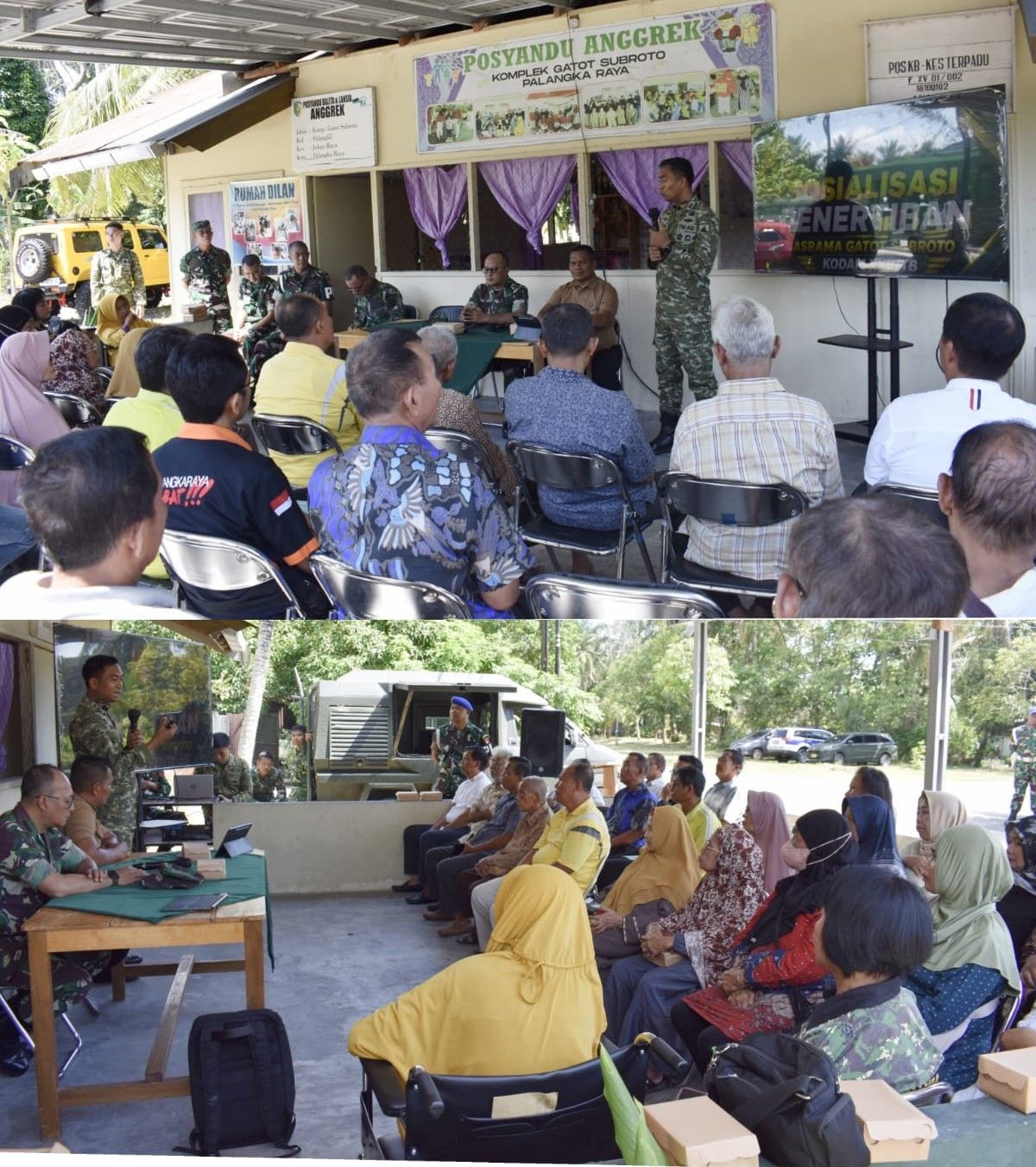 Kodam XXII/Tambun Bungai Gelar Sosialisasi Penertiban Rumah Dinas Asrama Militer Gatot Subroto