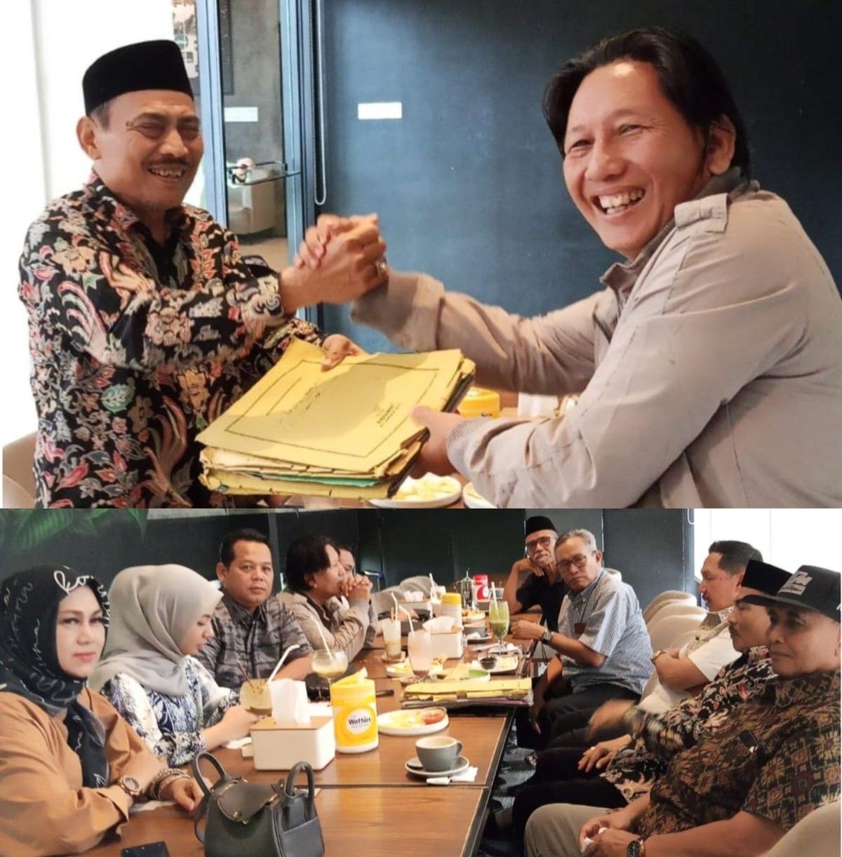 Aspihani Serahkan Dokumen Musyawarah Desa Untuk Pemekaran Kabupaten Gambut Raya