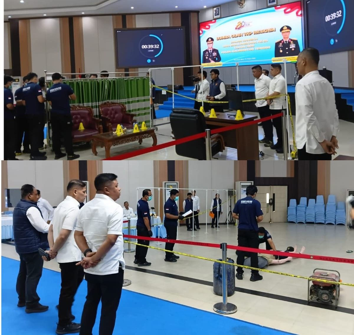 Ditreskrimsus Polda Kalteng Gelar Lomba Olah TKP, Sambut HUT Bhayangkara ke-80