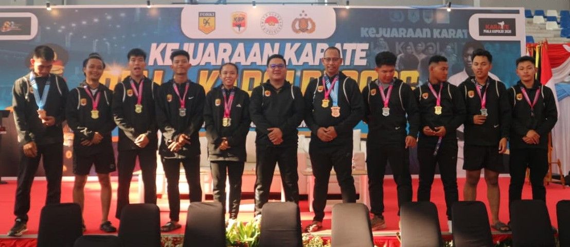 Polda Kalteng Borong 13 Medali di Kejuaraan Karate Kapolri Cup 2026