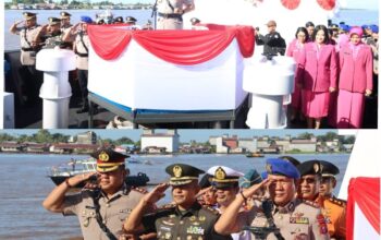 Kenang Jasa Pahlawan, Polda Kalteng Gelar Tabur Bunga di DAS Kapuas Kenang Jasa Pahlawan, Polda Kalteng Gelar Tabur Bunga di DAS Kapuas