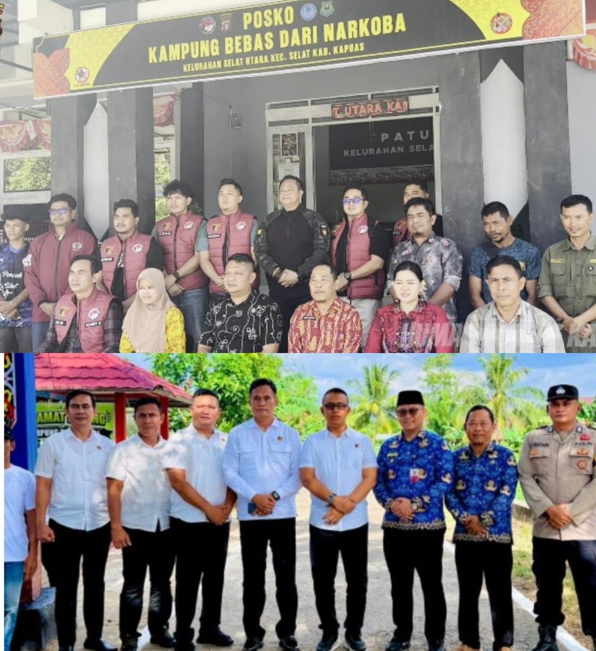 Wujudkan Lingkungan Aman & Sehat, Posko Kampung Bebas Narkoba Diresmikan di Kelurahan Selat Utara