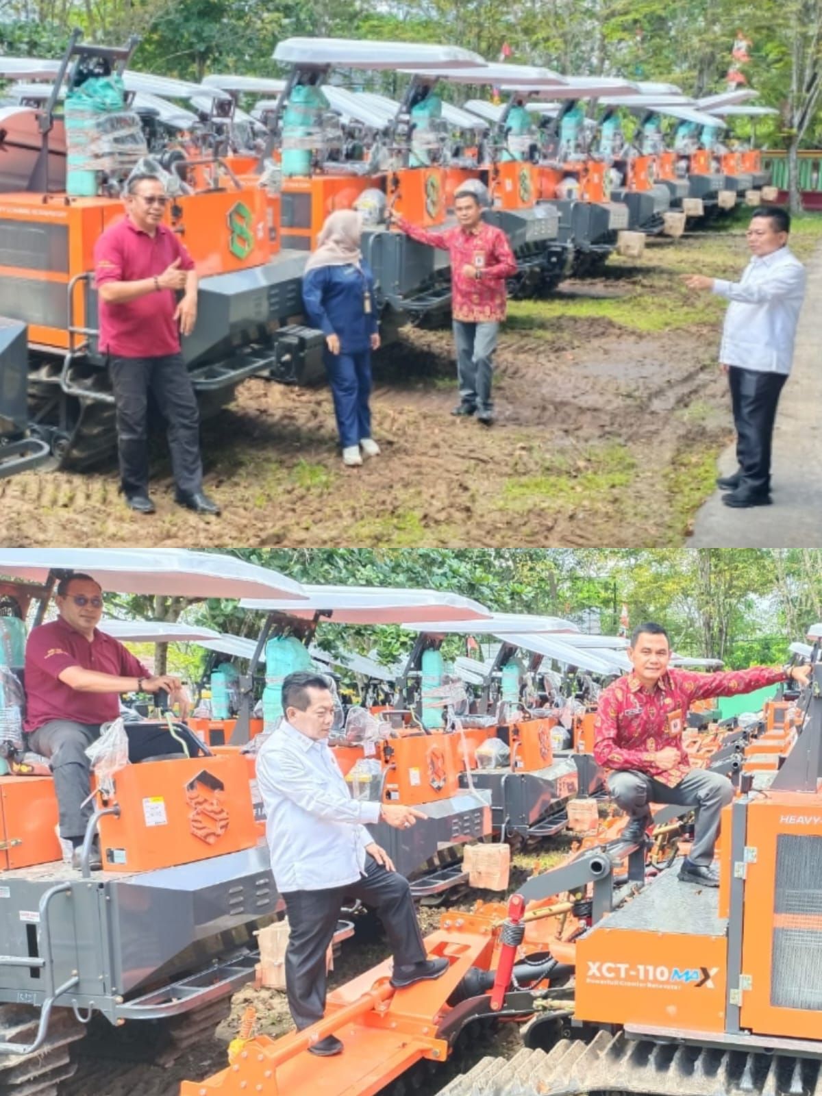 Perkuat Ketahanan Pangan: Program Cetak Sawah Kapuas Didukung Kementan dengan 853 Unit Alat Pertanian