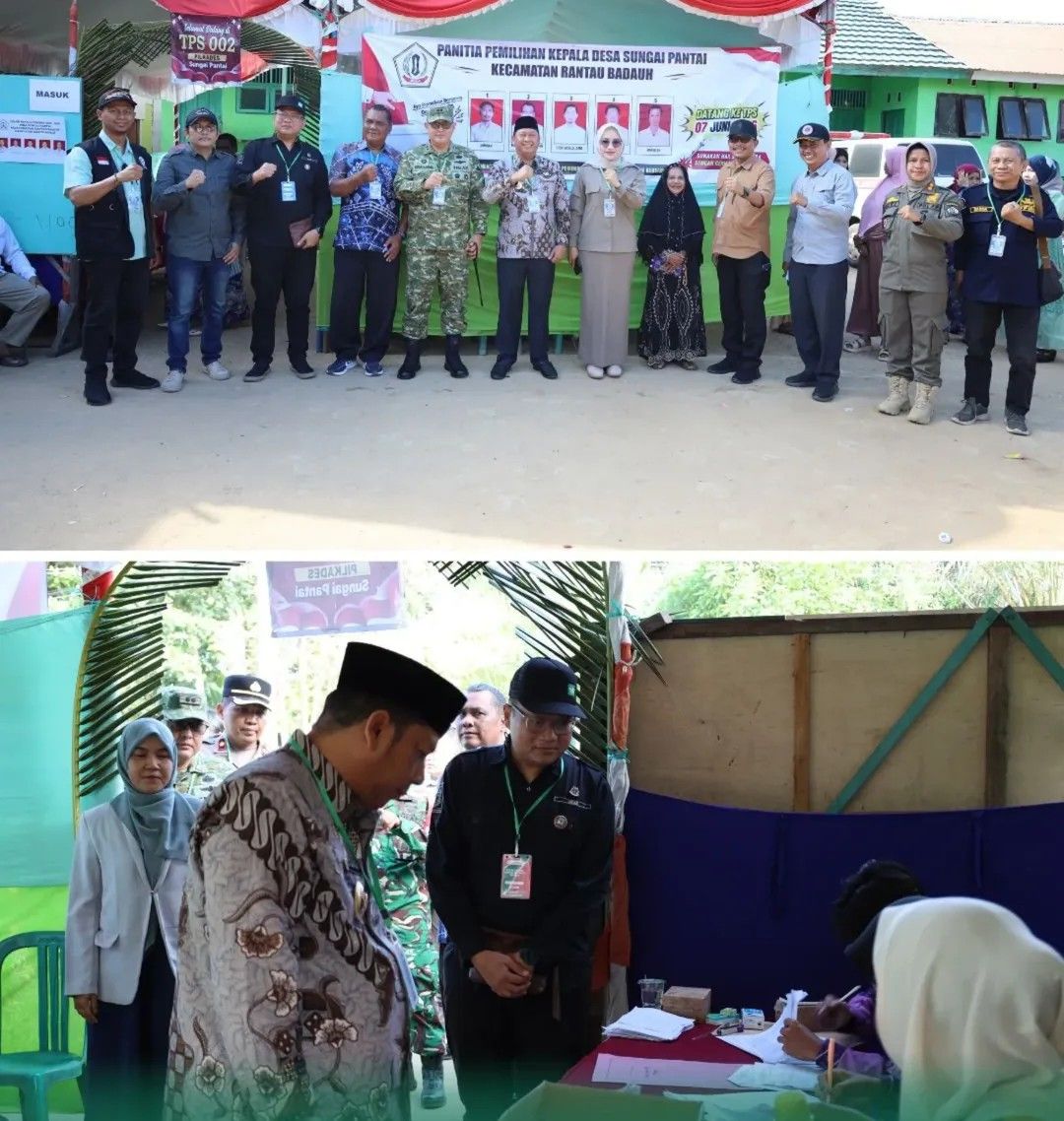 25 Desa Gelar Pilkades Serentak, Tujuh Desa di Batola Sudah Gunakan E-Voting