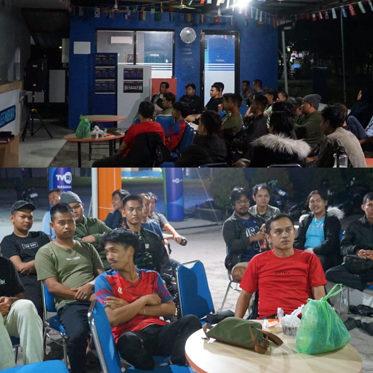Jalin Sinergi, Anggota Kodim 1016/Plk Nonton Bareng Piala Dunia 2026