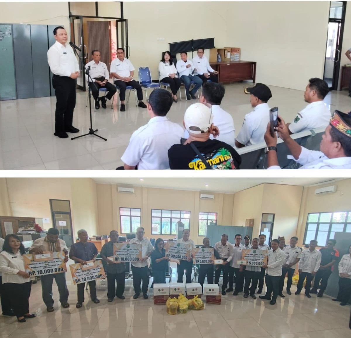Pemkab Kapuas Salurkan Bantuan Tunai dan Sembako bagi Korban Kebakaran dan Angin Puting Beliung Tahun 2026