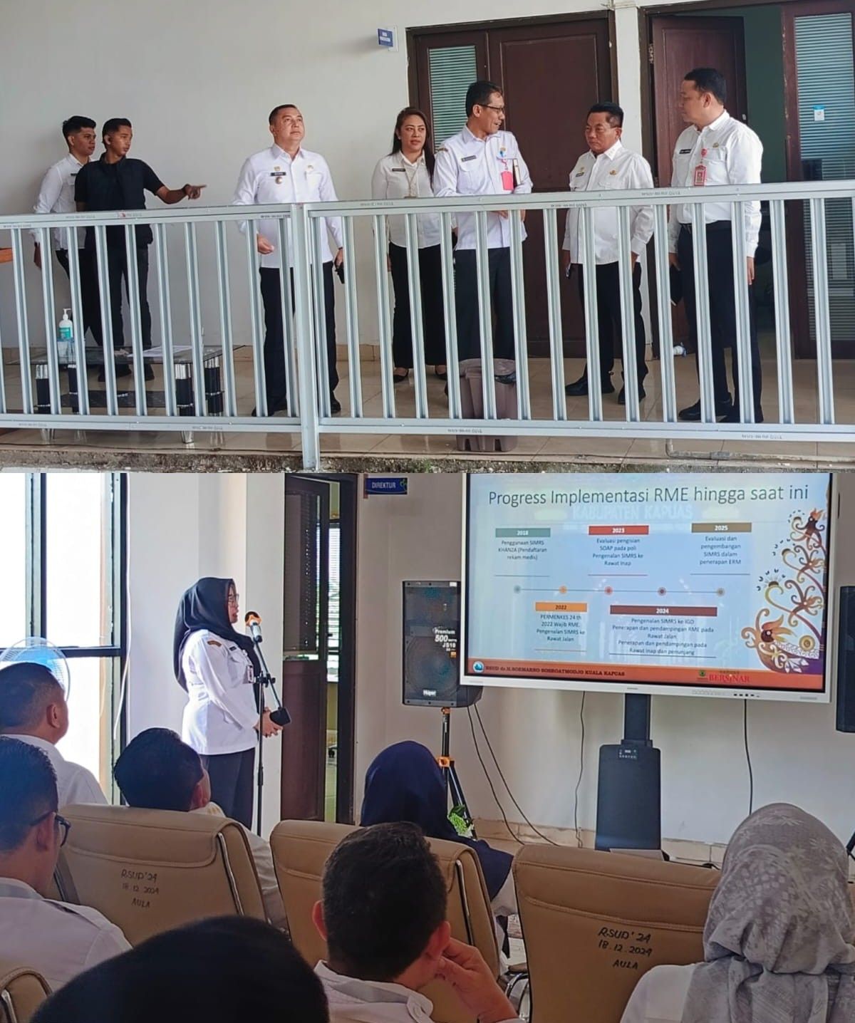 Tim Stranas PK Observasi Penggunaan SIM RS Mandiri dan Integrasi SATU SEHAT di RSUD dr Soemarno Sosroatmodjo Kapuas