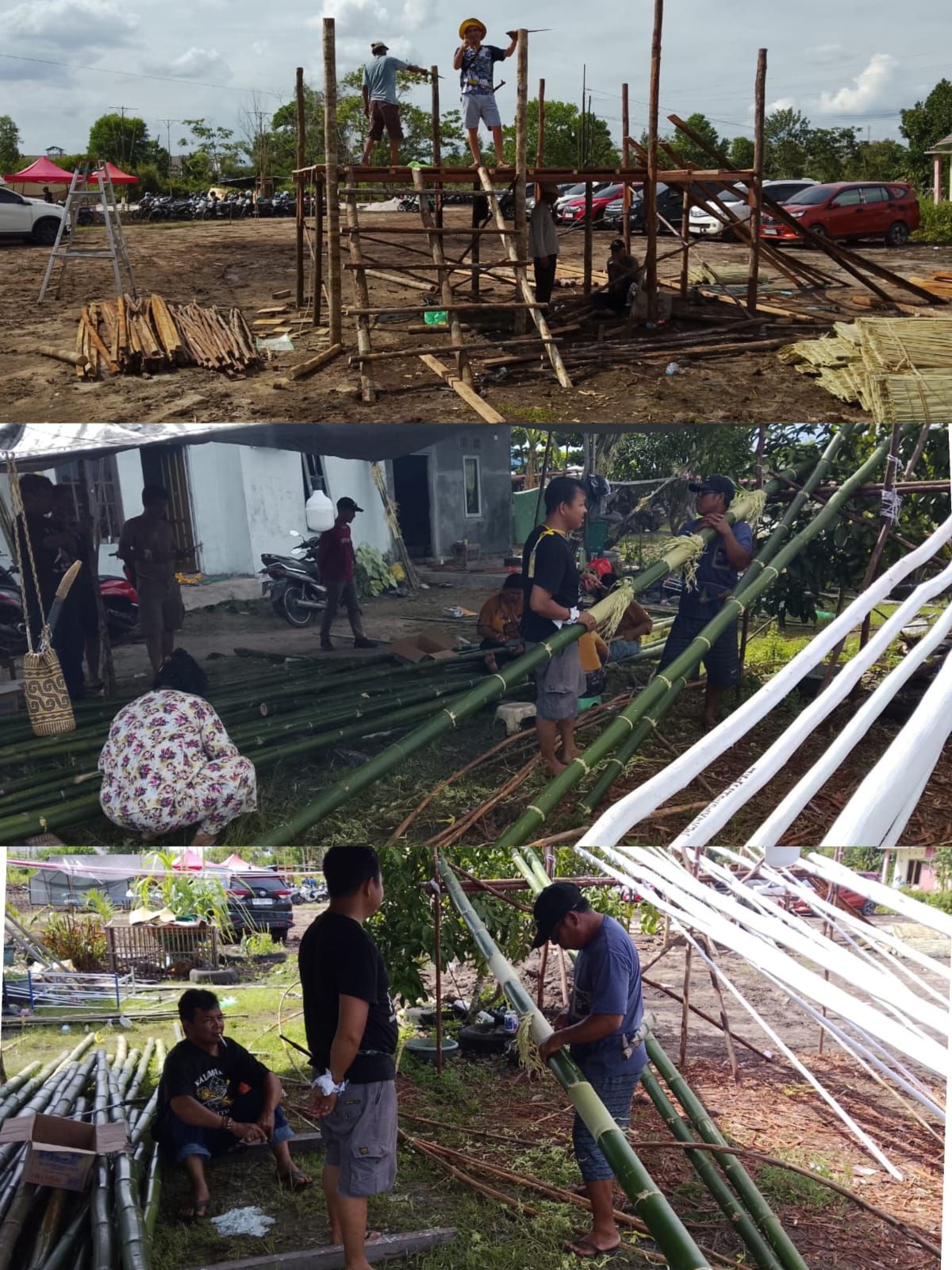 Ritual Adat Tiwah Massal di Perumahan Pesona Maduhara Kereng Bengkirai Kota Palangka Raya