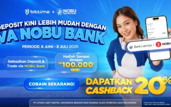 Bittime Gandeng Nobu Bank Luncurkan Program Cashback  “10 Menit dari Indonesia ke Wall Street” untuk Akses Investasi Aset Global