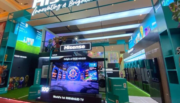 Rayakan Semangat FIFA World Cup 2026™, Hisense Hadirkan Teknologi Canggih di Jakarta Fair 2026