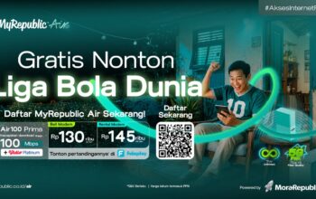 MyRepublic Air Hadirkan Akses Gratis Nonton Piala Dunia 2026 bagi Pelanggan