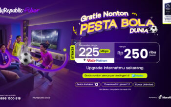 MyRepublic Fiber Hadirkan Akses Gratis Nonton Piala Dunia 2026 untuk Pelanggan MyRepublic Fiber Hadirkan Akses Gratis Nonton Piala Dunia 2026 untuk Pelanggan