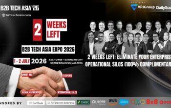 B2B Tech Asia Expo 2026 Siap Digelar di Jakarta: Satukan Raksasa Teknologi Global untuk Dorong Otomatisasi Efisiensi dan ROI Korporasi B2B Tech Asia Expo 2026 Siap Digelar di Jakarta: Satukan Raksasa Teknologi Global untuk Dorong Otomatisasi Efisiensi dan ROI Korporasi