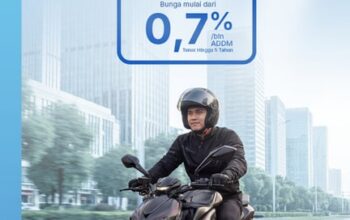 Hadirkan Pembiayaan Motor Baru Premium, BRI Finance Tawarkan Bunga Mulai 0,7% per Bulan