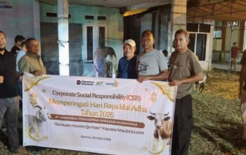 Holding Perkebunan Nusantara Tebar Manfaat Idul Adha, KPBN Unit Dumai Salurkan Hewan Kurban untuk Masyarakat