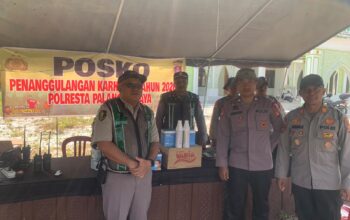 Polda Kalteng Salurkan 400 Masker KN95, Vitamin dan Oxycan untuk Personel di Pos Karhutla