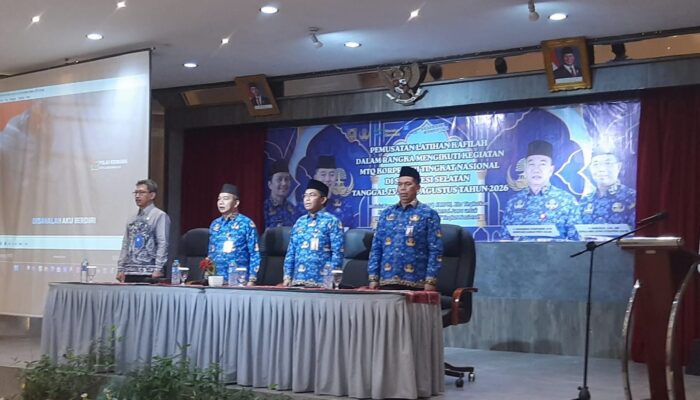Sekda Prov Kalsel Buka Training Center  Kafilah MTQ Korpri