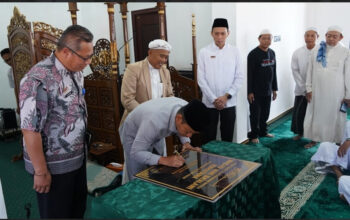 Harapkan Jadi Pusat Keagamaan dan Sosial, Yamin Resmikan Masjid Jami Ba’alawi Mahatama