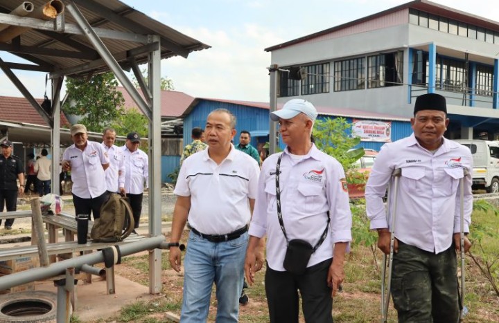 Sekda Prov Kalsel,Mengapresiasi Kemandirian NPCI Dalam Bangun Fasilitas Atlet Disabilitas