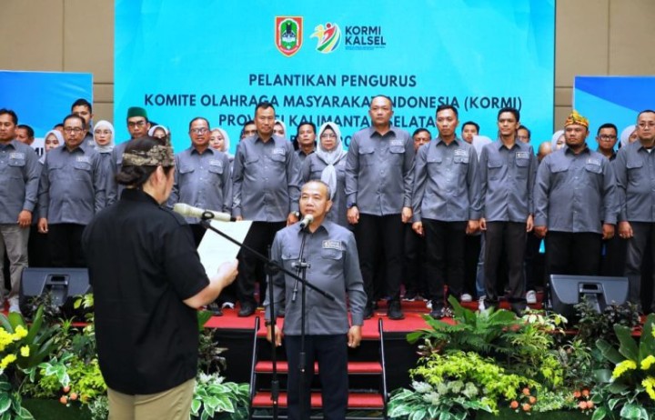Ketua KORMI Nasional,Lantik Kepengurusan KORMI Prov Kalsel