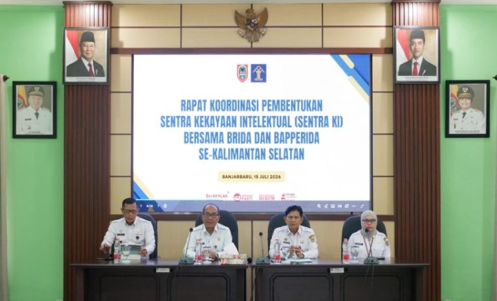 Perkuat Perlindungan Hasil Riset dan Inovasi,Brida Kalsel Dan Kemenkum Perkuat Bentuk Sentra Kekayaan Intelektual