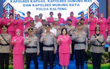 Sertijab Dipimpin Kapolda Kalteng, Karorena, Karo Logistik, dan Kabidkum serta 3 Kapolres Resmi Berganti