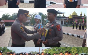 Wakapolres Katingan Pimpin Upacara PTDH Terhadap Personel Polres Terlibat Narkoba