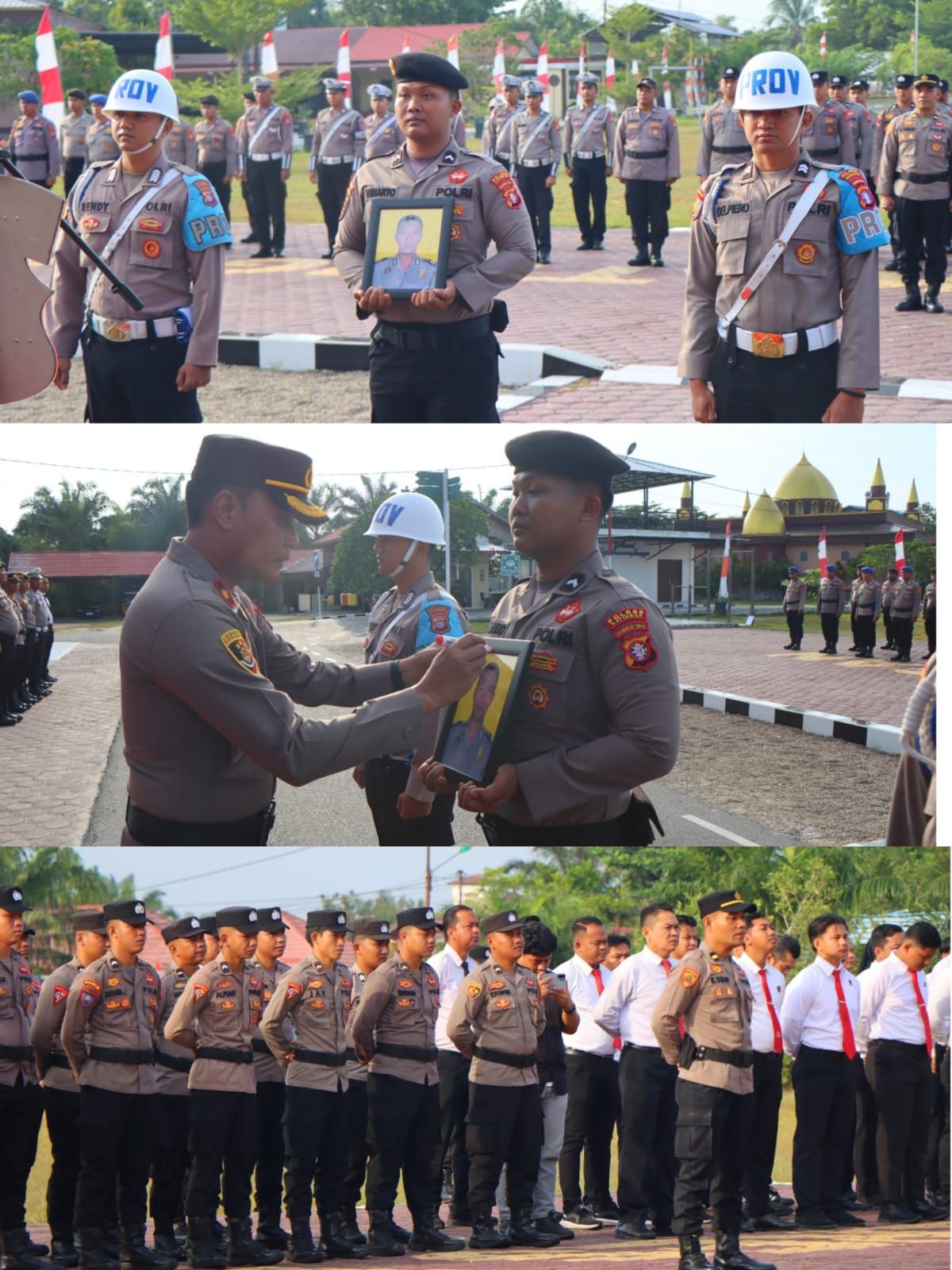 Wakapolres Katingan Pimpin Upacara PTDH Terhadap Personel Polres Terlibat Narkoba
