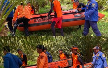Remaja Diduga Diterkam Buaya di Sungai Desa Karang Bintang, Tim SAR Gabungan Lakukan Pencarian