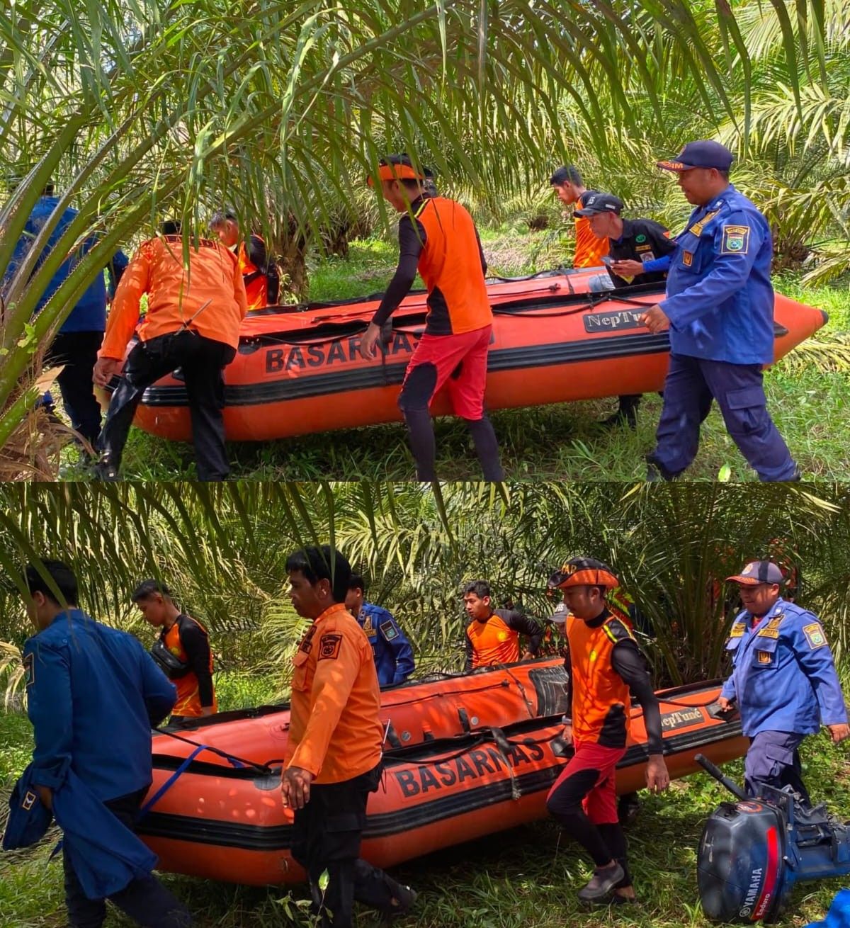 Remaja Diduga Diterkam Buaya di Sungai Desa Karang Bintang, Tim SAR Gabungan Lakukan Pencarian