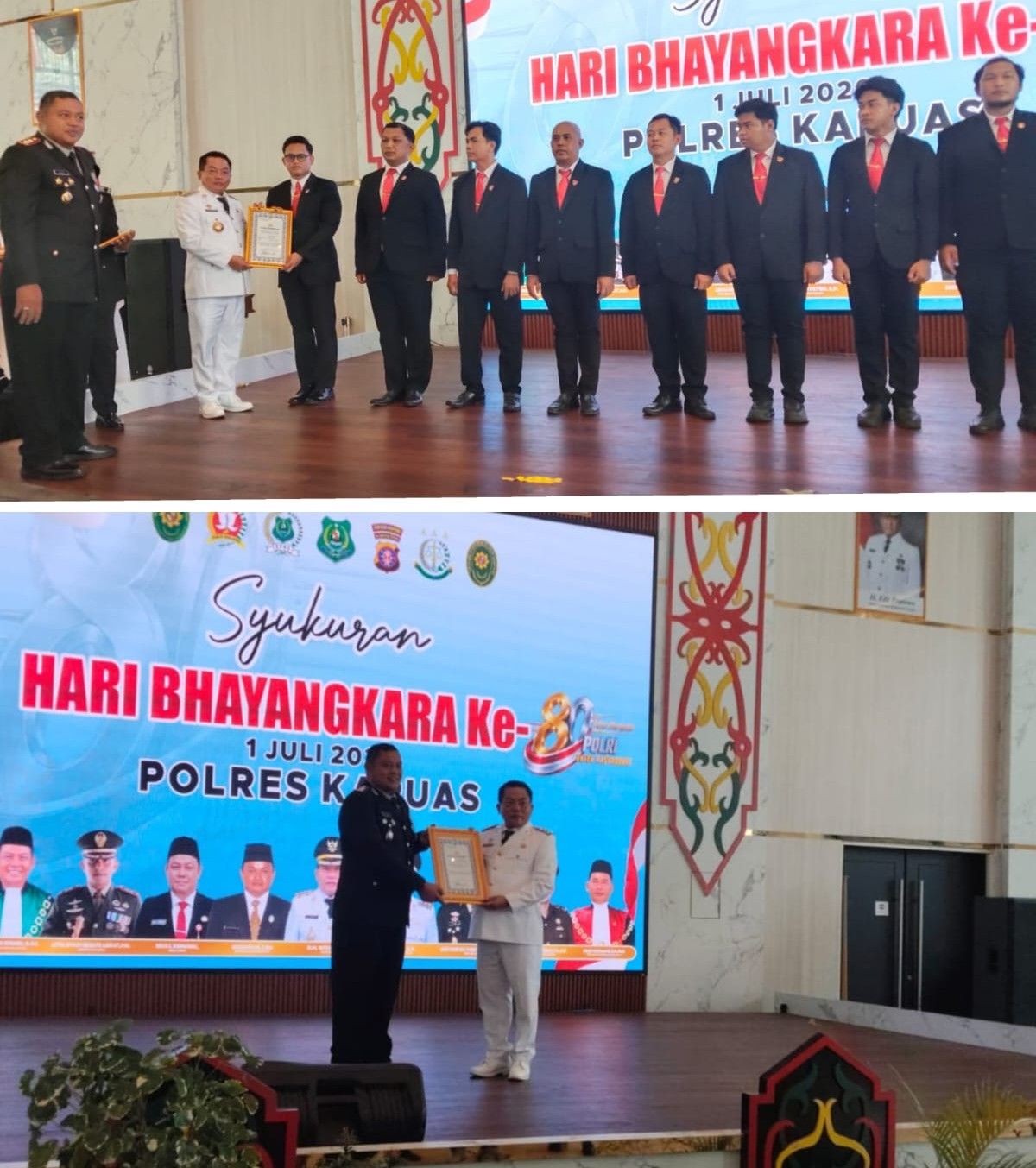 Syukuran Hari Bhayangkara ke-80, Bupati Kapuas Puji Polri yang Humanis dan Dekat Rakyat