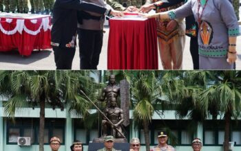 Resmikan Patung Jenderal Sudirman dan Tambun Bungai, Pangdam XXII/TB Teguhkan Nilai Kepahlawanan