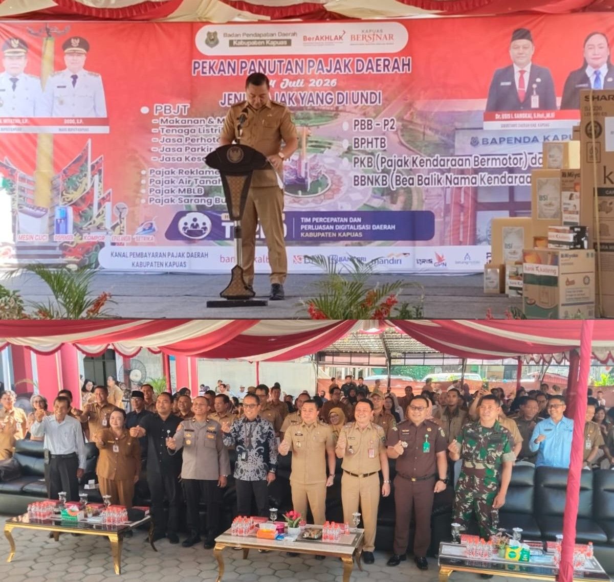 Wabup Kapuas: Pajak adalah Urat Nadi Pembangunan, ASN Diminta Jadi Pelopor Taat Pajak